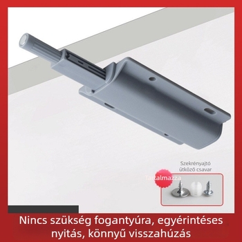 Új műanyag nejlon szekrényajtó visszacsukó – Extra nagy, erős mágneses érintésmentes fogantyú, mágneses vonzás