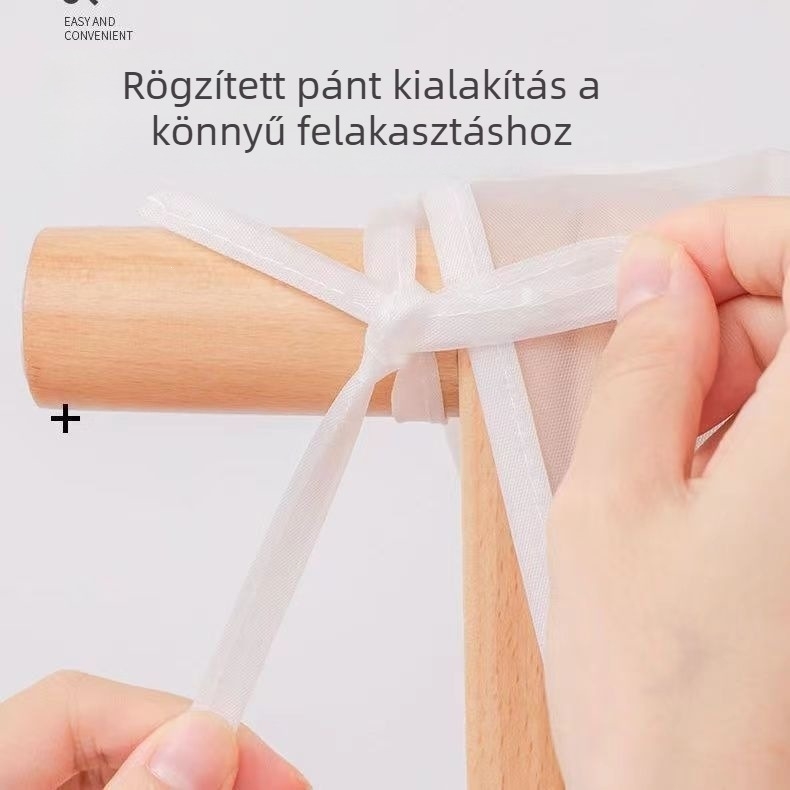 Porvédő ruhafogashoz — nyitott stílusú ruhatároló készlet