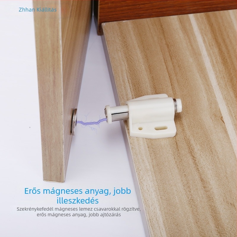 Egyszeres ajtós rejtett mágneses tolózár, érintés nélküli nyitás, önzáró