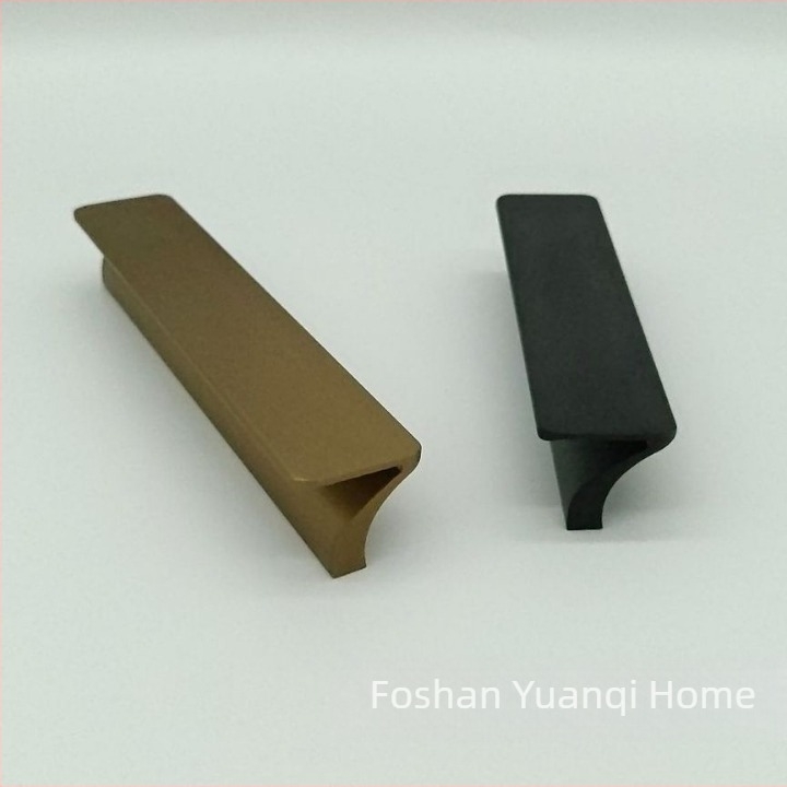 Hosszú alumínium fogantyú ruhásszekrényhez, olasz minimalist stílus, felületre szerelt