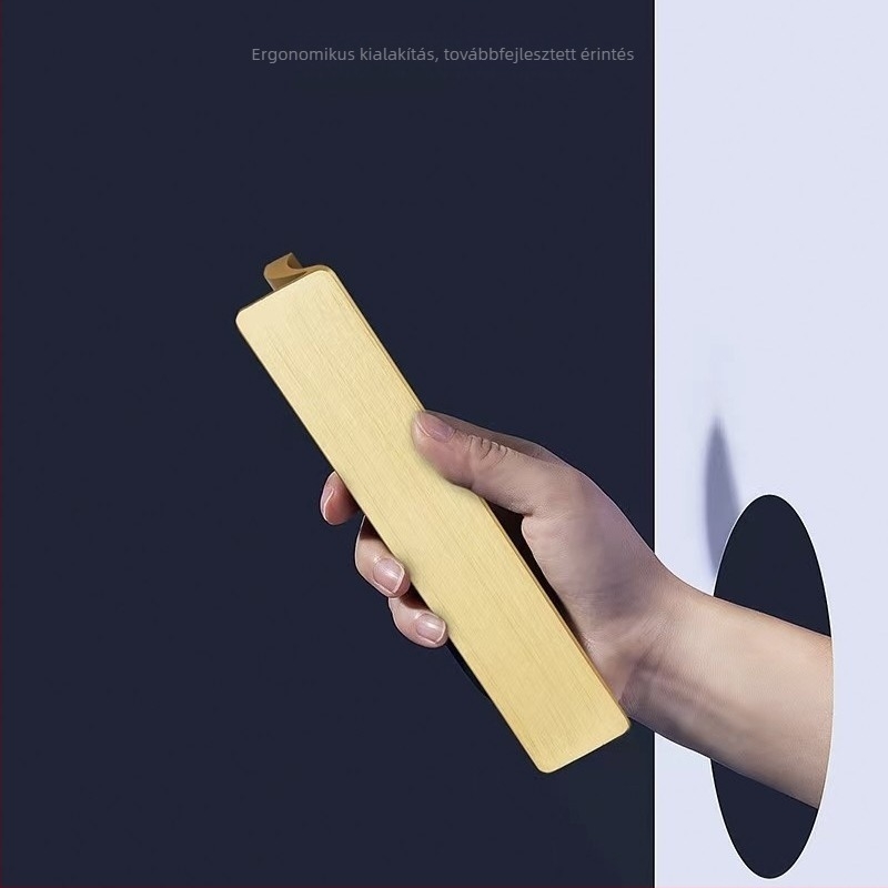 Hosszú alumínium fogantyú ruhásszekrényhez, olasz minimalist stílus, felületre szerelt