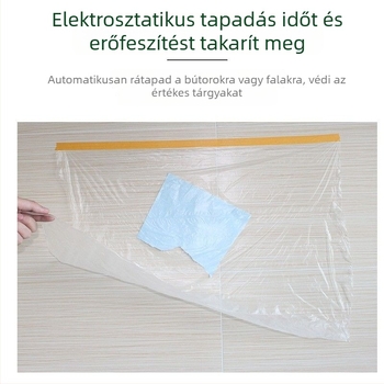 Porvédő huzat, átlátszó védőfilm, univerzális bútorvédő huzat kanapéra és ágyhoz