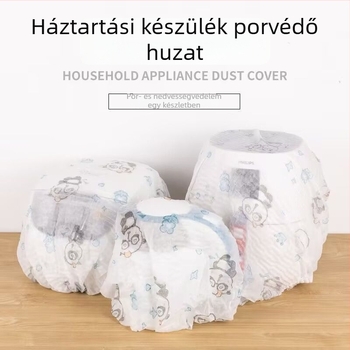 Nagyított, vastagított nem szőtt anyagból készült porvédő huzat — univerzális teljes fedés rizsfőzőhöz és mikrohullámú sütőhöz