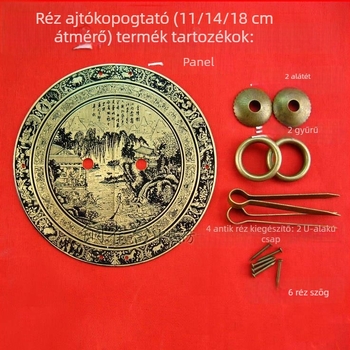 CYB008 Antik stílusú sárgaréz fiókfogantyú Ming–Qing bútorokhoz