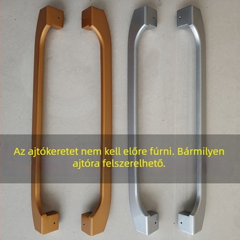 Alumínium ötvözet kilincs tolóajtókhoz – modern minimalist stílusú konyhai és erkély üvegajtókhoz