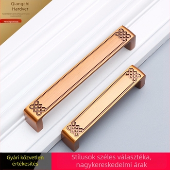 Cinkötvözetből készült szekrényfogantyú – modern minimalista stílus, megfizethető luxus