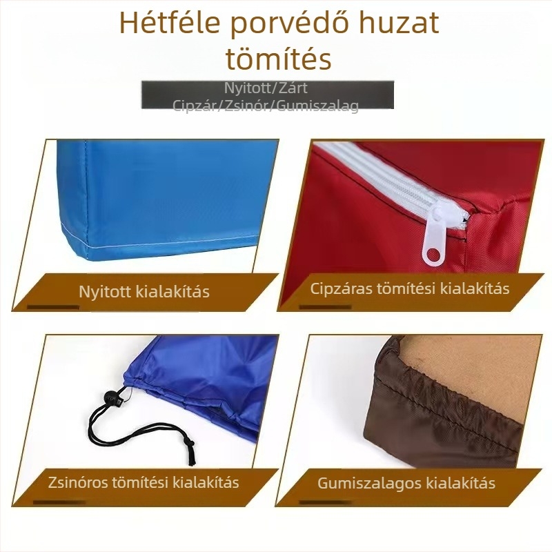Gép- és berendezés porvédő burkolat, külső eső- és napvédelem