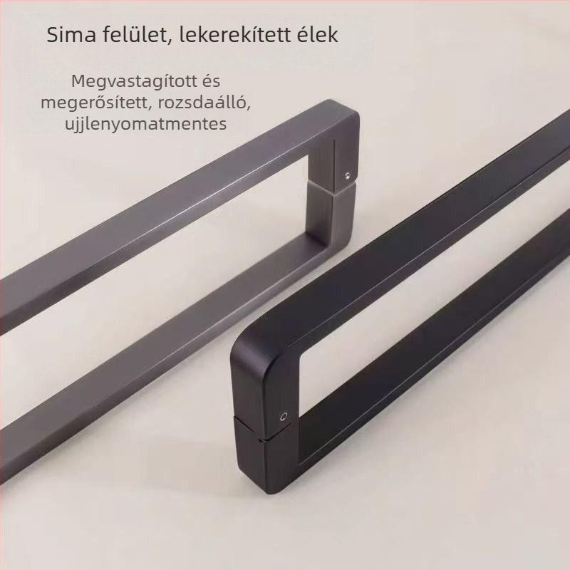 10x20 rozsdamentes acél zuhanyajtó fogantyú üvegtolóajtóhoz, modern minimalist stílus, vastagított kialakítás