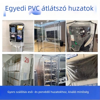 Áttetsző PVC porvédő könyvespolcokra, kanapéra és cipőpolcokra – egyedi méretre készített vízálló kültéri takaró berendezésekhez