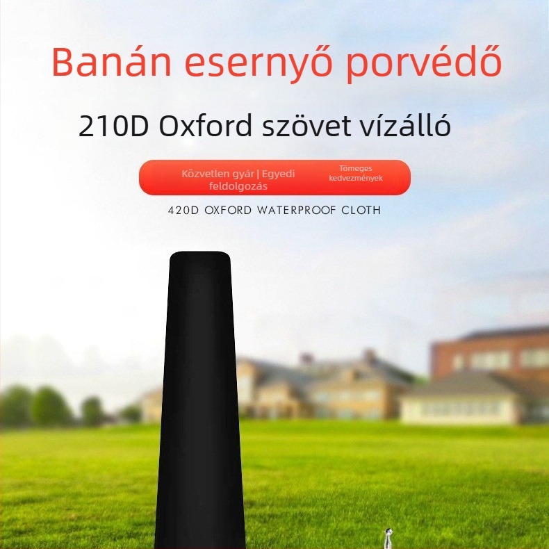 Banán esernyő kültéri porvédő, 210D Oxford anyagból, vízálló, napvédő takaró egyenes típusú esernyőhöz