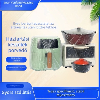 Egyszer használatos, átlátszó műanyag védőfedél konyhai készülékekhez