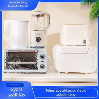 Egyszer használatos, átlátszó műanyag védőfedél konyhai készülékekhez