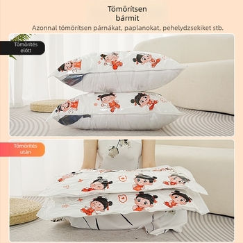 Vákuumos tömítőzsák ruhákhoz és paplanokhoz, otthoni tárolás, Nezha kiadás