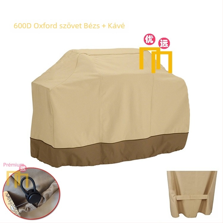 Kültéri BBQ grill porvédőfedél 600D Oxford anyagból