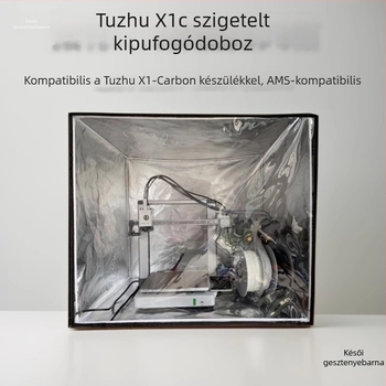 Tuozhu A1/3D nyomtató záróburkolat, Chuangxiang V3, porálló szigetelő burkolat és szag-elvezető kiegészítők