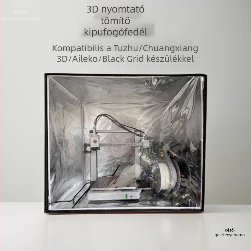 Tuozhu A1/3D nyomtató záróburkolat, Chuangxiang V3, porálló szigetelő burkolat és szag-elvezető kiegészítők