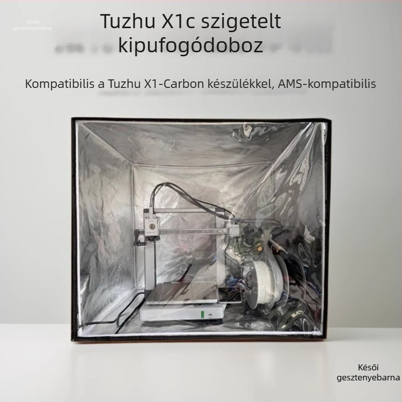 Tuozhu A1/3D nyomtató záróburkolat, Chuangxiang V3, porálló szigetelő burkolat és szag-elvezető kiegészítők