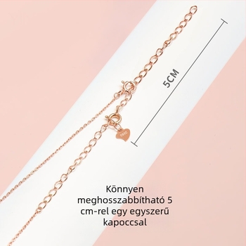 S925 Sterling ezüst 5 cm hosszabb keresztlánc DIY karkötőhöz gyöngyökhöz