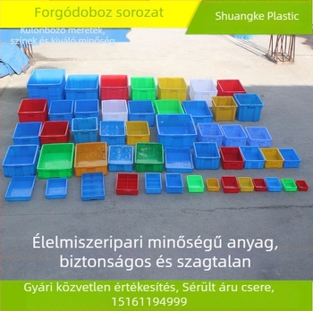 8 rekeszes HDPE műanyag doboz alkatrészek rendezésére