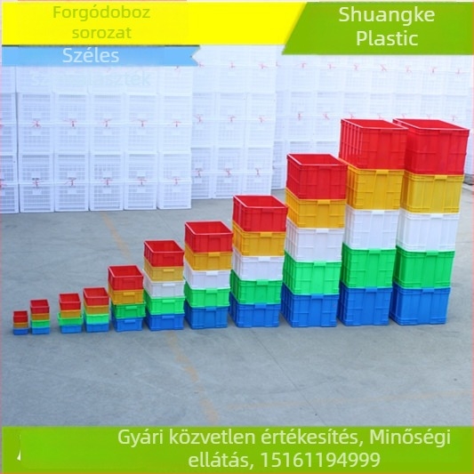 8 rekeszes HDPE műanyag doboz alkatrészek rendezésére