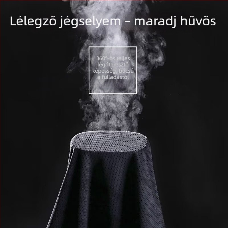 Férfi kamuflázs mintás hosszú ujjú póló, gyorsan száradó, laza szabású, poliészter, ősz 2023.