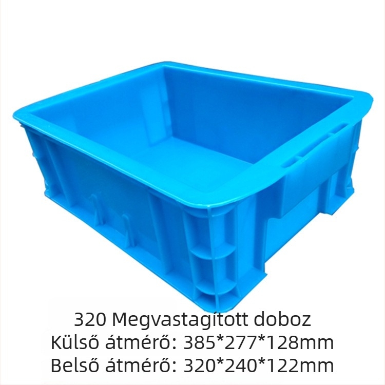 HDPE vastagfalú műanyag tároló doboz, modell 320