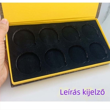 8 rekeszes papírtok 45 mm-es emlékérmékhez