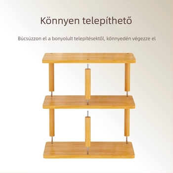 Fa anyagú, többpolcos cipősszekrény előszobába, keskeny ajtóval, otthonra vagy kollégiumba