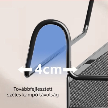 Függő tárolókosár az ágy mellett kollégiumi szobában