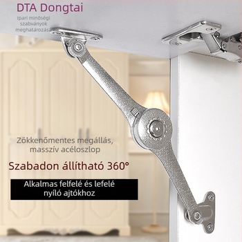360°-os forgó gázrugó szekrényajtókhoz, állítható megállással