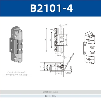 Sko B2101-4 Mechanikus elosztódoboz ajtócsuklópánt CL201, levehető