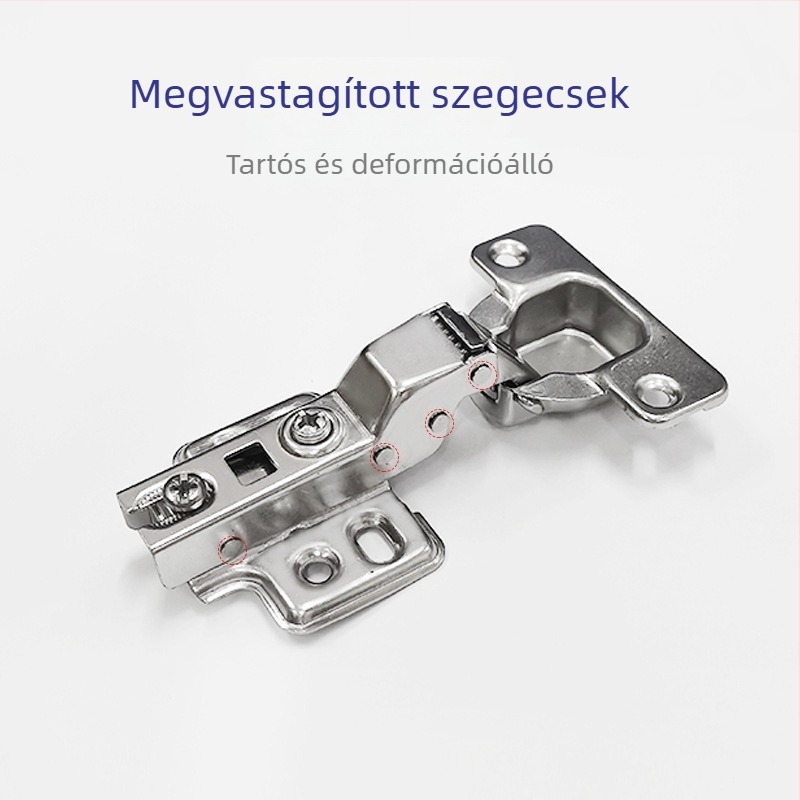35 mm-es csuklópánt kupával, teljes fedettséggel, hidraulikus lengéscsillapítóval, ajtókhoz (szekrény- és ruhásszekrény), hangtalan rugó, pánt tartozékok