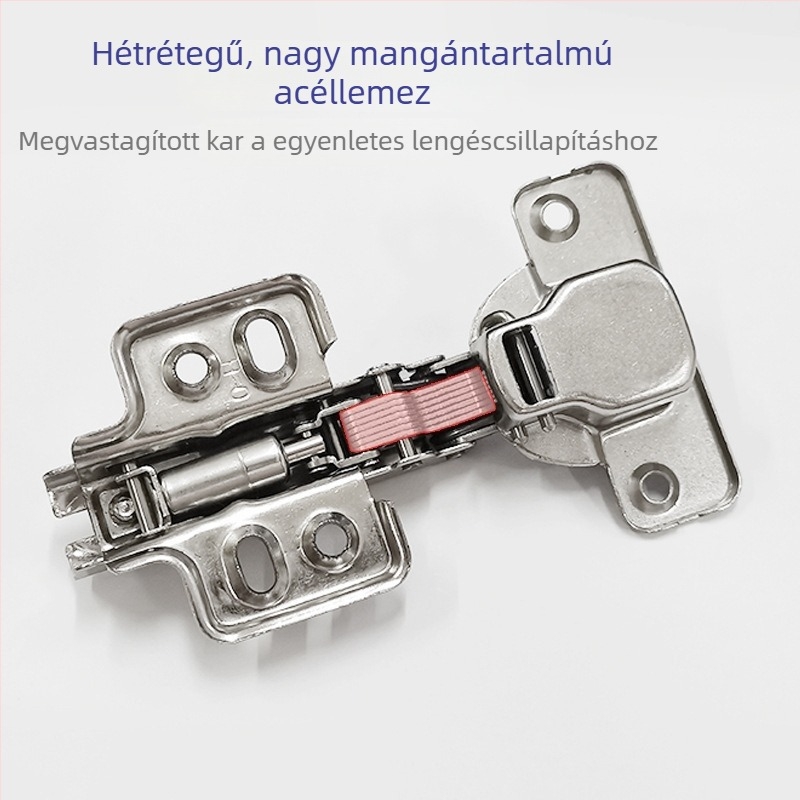 35 mm-es csuklópánt kupával, teljes fedettséggel, hidraulikus lengéscsillapítóval, ajtókhoz (szekrény- és ruhásszekrény), hangtalan rugó, pánt tartozékok
