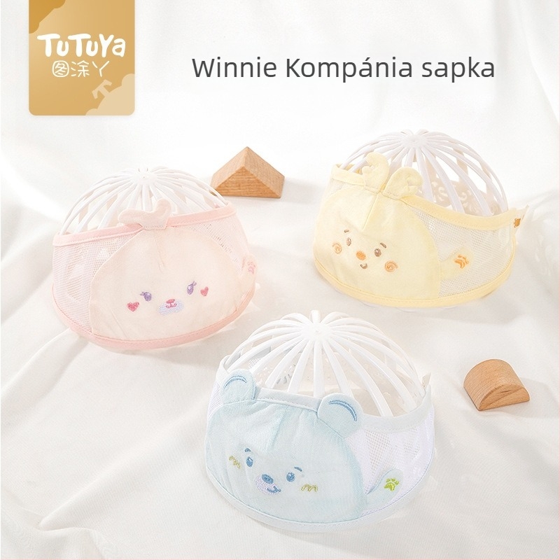 Tu Tu Ya újszülött nyári vékony sapka, pamutból, uniszex, 0–3 hónap