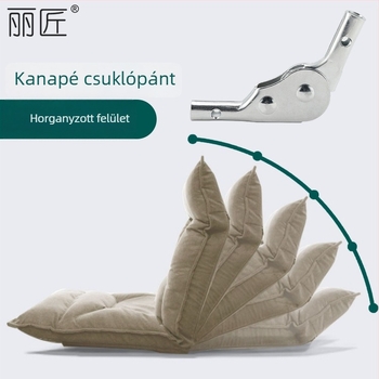Összecsukható ágy zsanér beállító készlet, galvanizált, kis japán csat