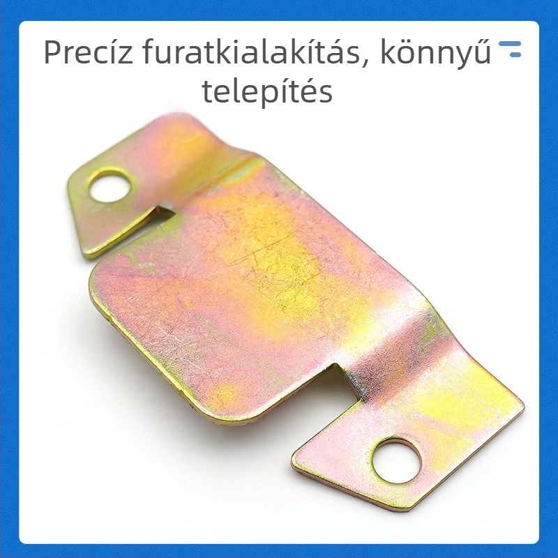 H- alakú kanapé illesztőbetét, vastag fém zsanérral és csattal