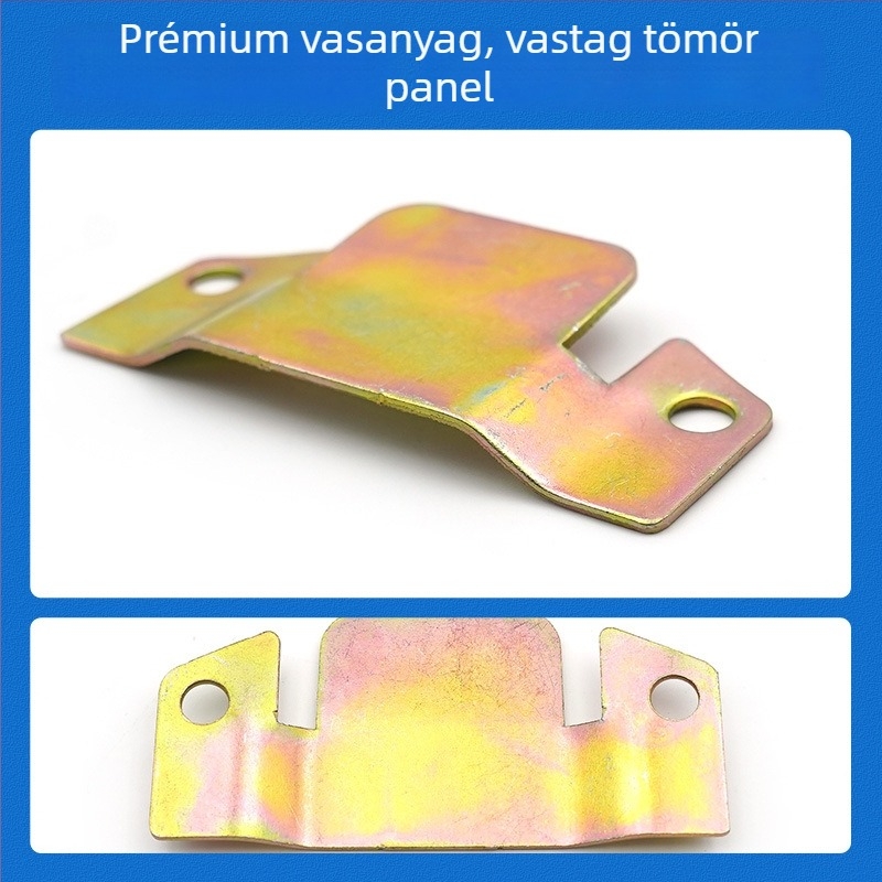 H- alakú kanapé illesztőbetét, vastag fém zsanérral és csattal