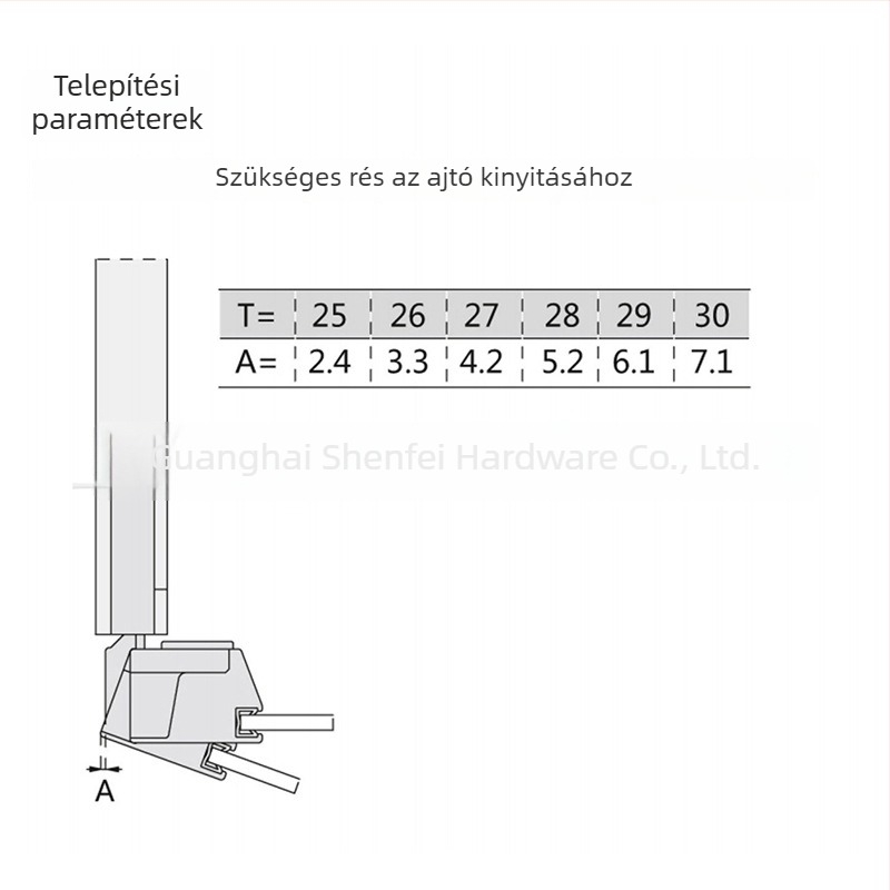 Sah6 rejtett pánt – minimalist alumínium keretű üvegajtó, nehéz rejtett faajtó, hidraulikus csillapító és különleges forgás