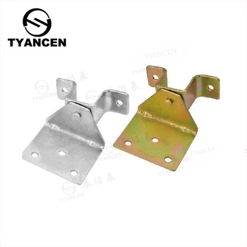 TYANCEN C6513 Vasból készült összecsukható pánt asztalokhoz és festőállványokhoz, sárga cink bevonat, modern minimalist stílus