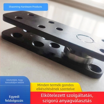 Szekrényajtó pánt fekete felülettel, 45-ös acélból, különböző méretekben