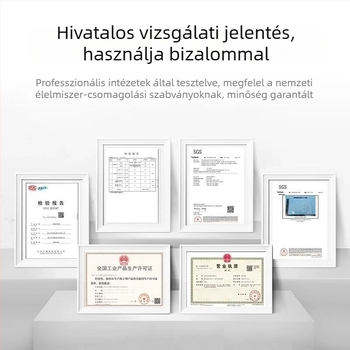 Átlátszó, megerősített PE önzáró zacskó nagy méretű élelmiszer-csomagoláshoz
