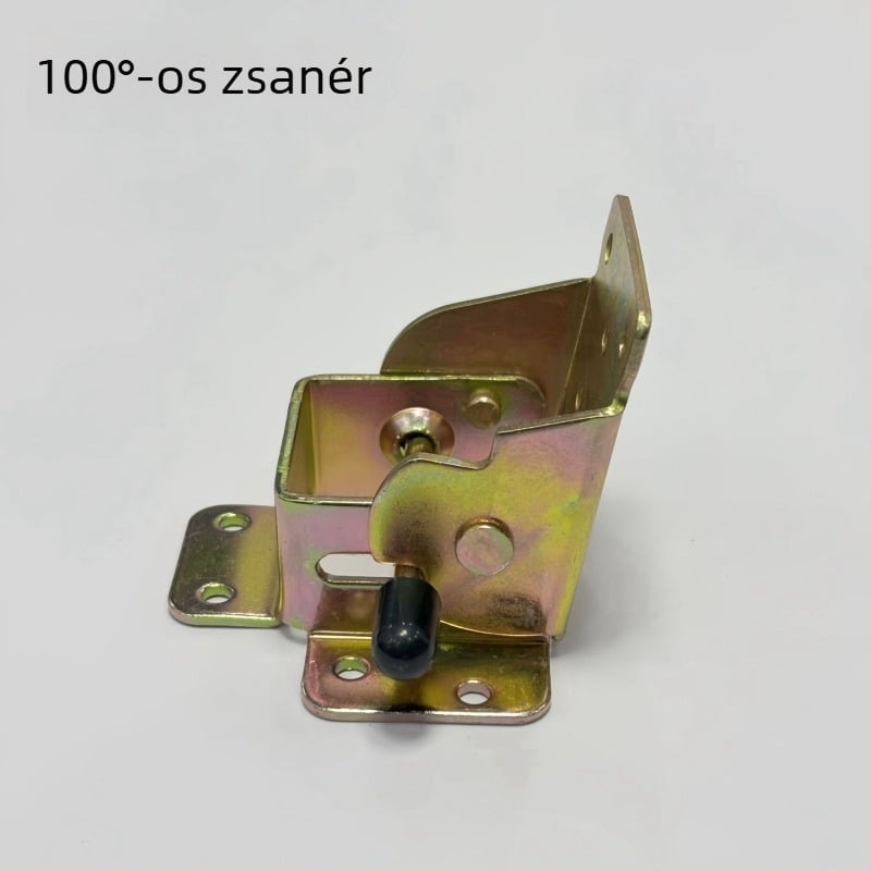 100° önzáró, összecsukható bútorzsanér – vasból készült asztalláb csatlakozó, elektrogalvanizált, 2 mm vastagság, modern minimalista stílus