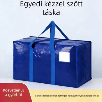 Összecsukható átlátszó tárolótáska otthoni használatra – nagy kapacitású ruhák és ágynemű tárolására költözéshez
