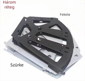 Cipősszekrényhez tervezett hajtogatott keret, 1-3 szintes, modell XJ001, szénacél, elektrogalvanizált felület
