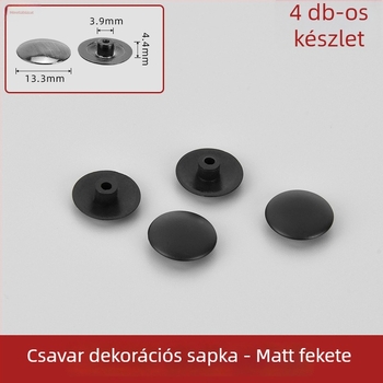 Fürdőszobai üvegajtó klipsz hatszögű csavarral, keret nélküli zuhanyajtóhoz, pántokhoz, tömítéshez, gumírozott alátét és dekoratív sapka