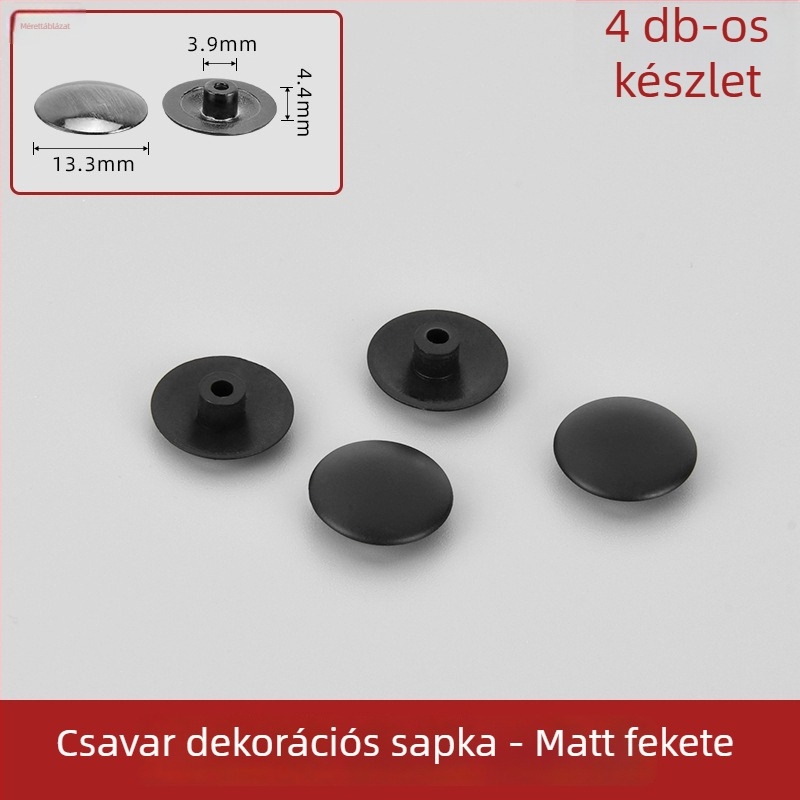 Fürdőszobai üvegajtó klipsz hatszögű csavarral, keret nélküli zuhanyajtóhoz, pántokhoz, tömítéshez, gumírozott alátét és dekoratív sapka