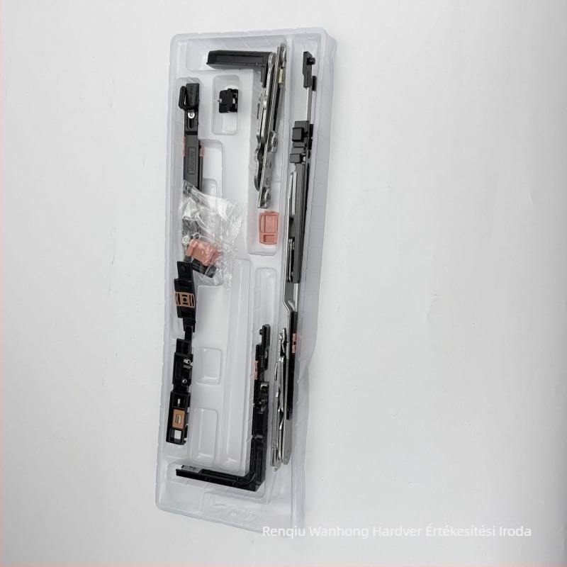 Átalakító hardver lapos nyitású ablakok befelé nyílóvá alakításához és befelé nyíló ablakok felső-horgonyos nyitásúvá alakításához termoszigetelt alumínium keretekben