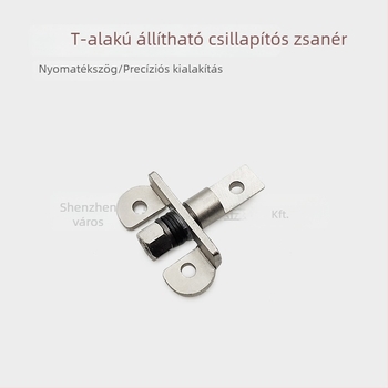 Csillapító csukló nyomatékkal lámpákhoz és bútorokhoz, állítható megálló és mikropozicionáló tengely