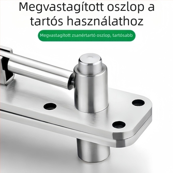 Fából készült ajtókhoz rejtett, 360°-os pánt, rozsdamentes acélból, felső- és alsó pozicionálással