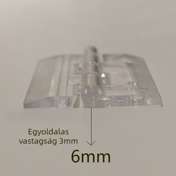 Egyoldalas perforált pánt szekrényajtókhoz, átlátszó DIY kiegészítő